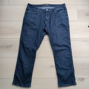 DU/ER L2X Relaxed Taper Performance Jeans Mens 40x30 (Fits‎ 40x29) Blue Denim